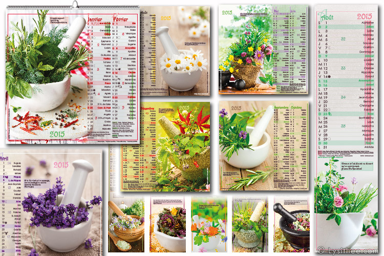 Calendrier Mortiers Fleuris