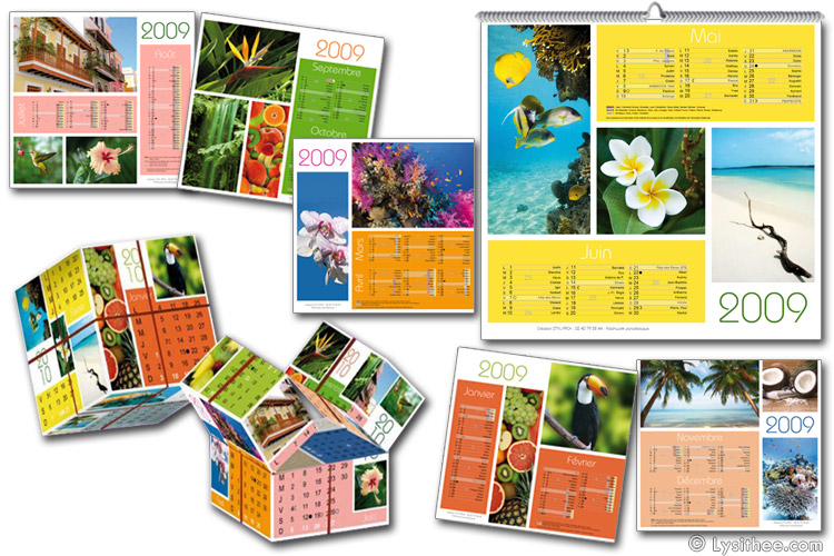 Calendrier Patchwork Paradisiaque