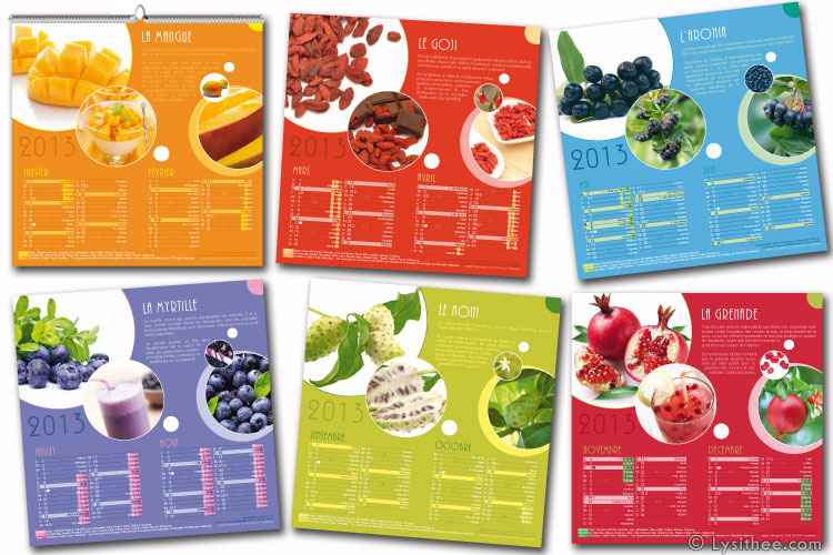 Calendrier Superfruits