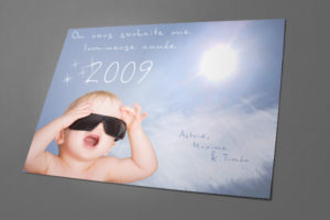 Carte de voeux Bébé