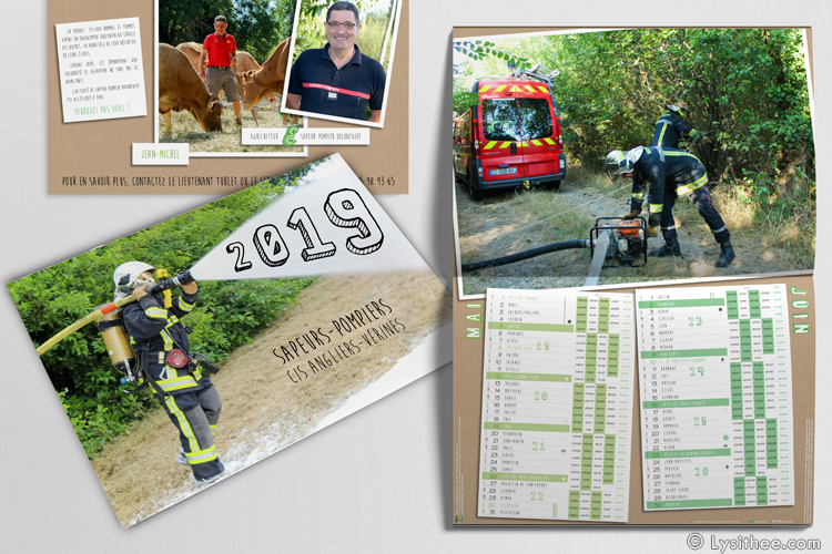 Calendrier Pompiers 2019