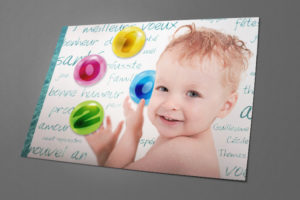 Carte de voeux Bambin