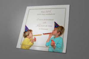 Carte de voeux Festive