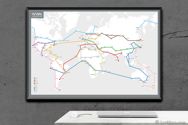 Plan de métro : World Wide Metro