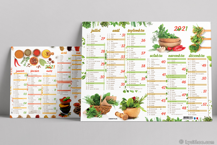 Calendrier Cuisine