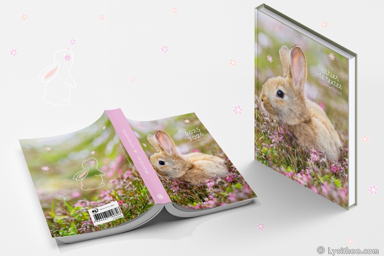 Agenda scolaire Lapin