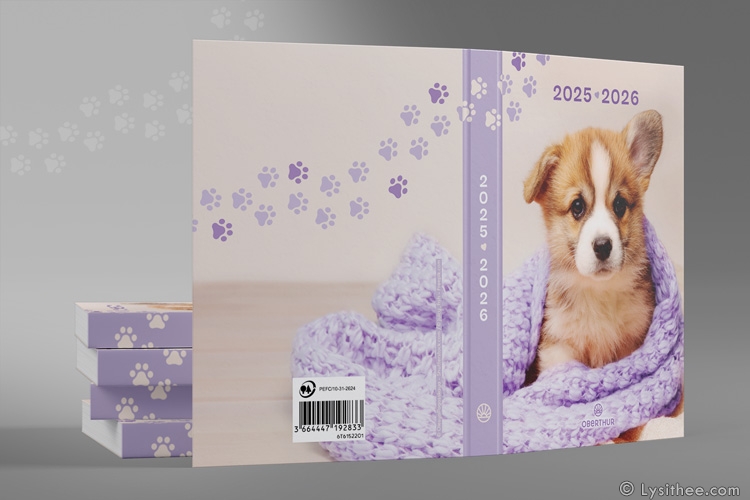 Agenda scolaire Chiot Tendre