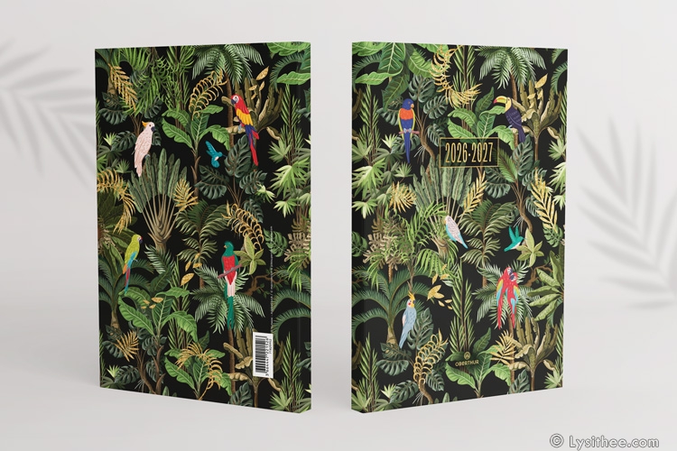 Agenda scolaire Oiseaux de la Jungle