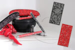 Stylos Bandana noir et rouge